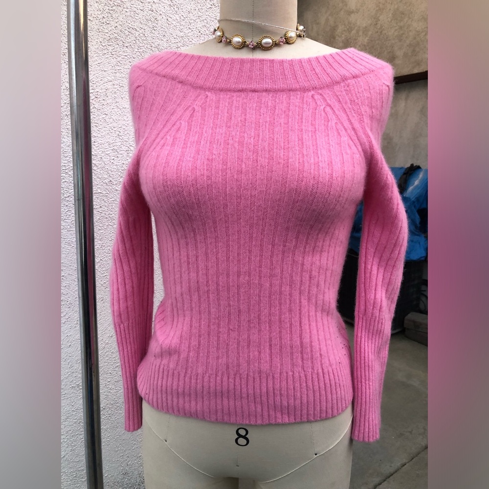 Saks Fifth Avenue Cashmere pink shirt